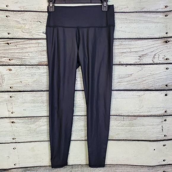 Women's Black High-Waisted Leggings - Picture 1 of 5